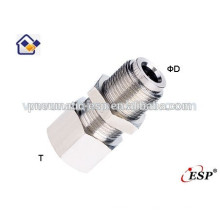 ningbo ESP female straight pneumatic metal fittings pipe connectors